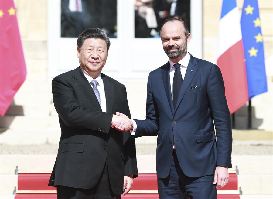 FRANCE-PARIS-CHINA-XI JINPING-FRENCH PM-MEETING