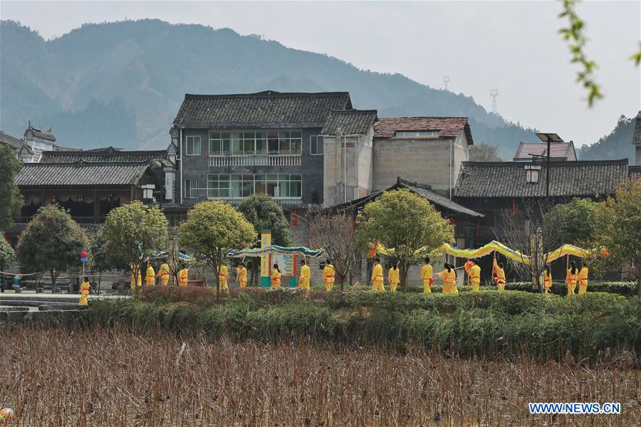 (SP)CHINA-GUIZHOU-JINPING-CULTURAL HERITAGE-DRAGON DANCE (CN)