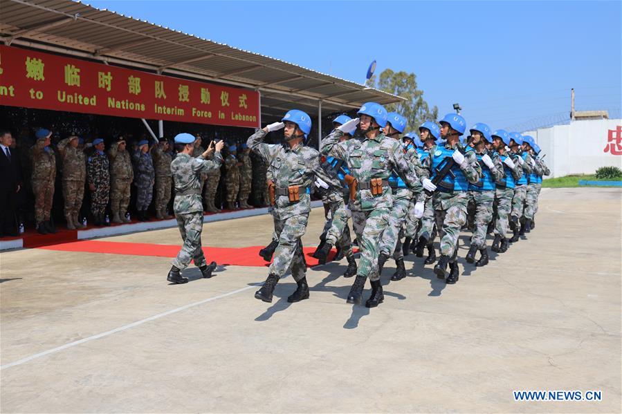 LEBANON-BEIRUT-CHINESE PEACEKEEPER-UN MEDAL