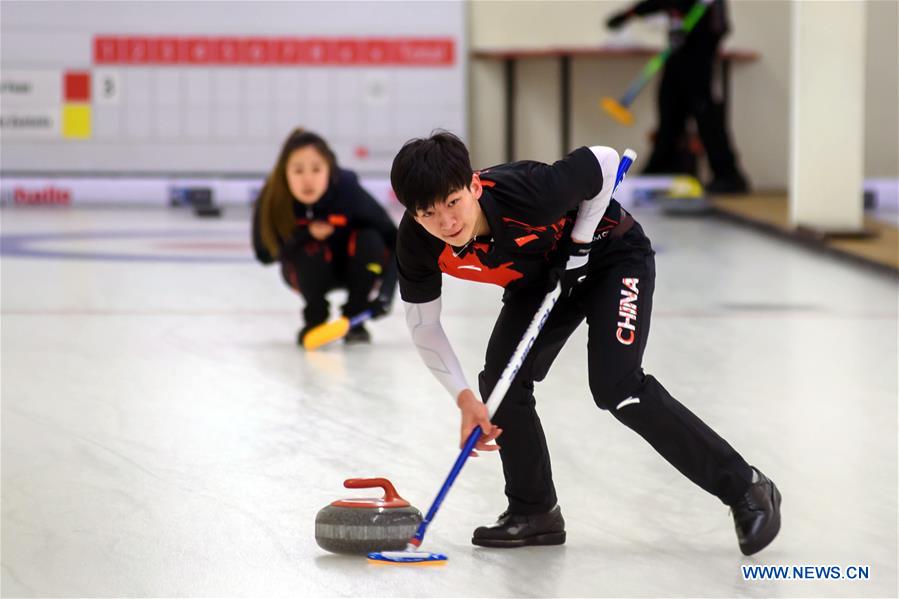 (SP)LATVIA-RIGA-CURLING-MIXED DOUBLES