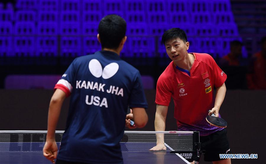 (SP)HUNGARY-BUDAPEST-TABLE TENNIS-CHAMPIONSHIPS-PRACTICE