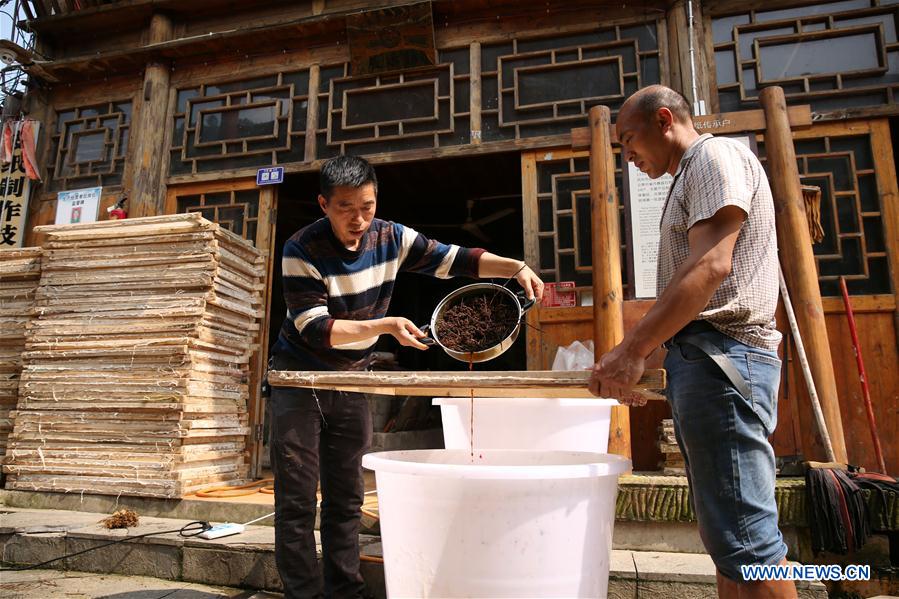 #CHINA-GUIZHOU-TRADITIONAL PAPERMAKING (CN)