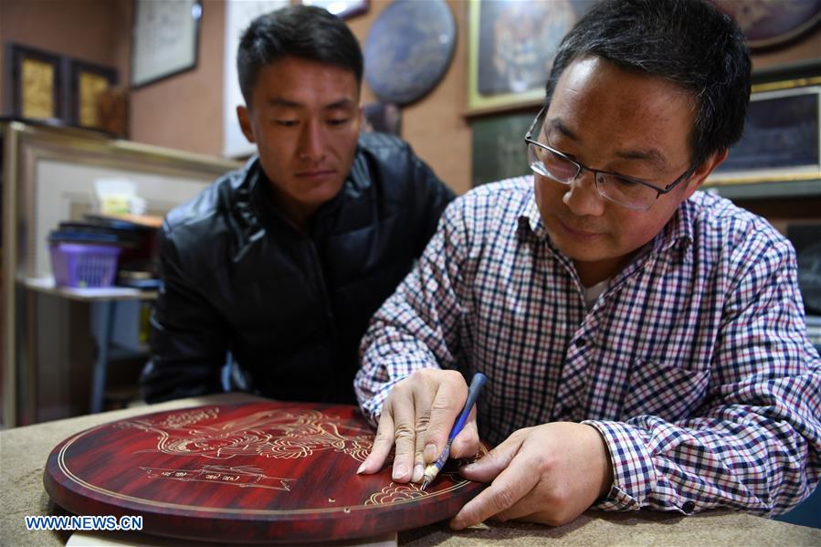 CHINA-GANSU-DUNHUANG-WOODCUT (CN)