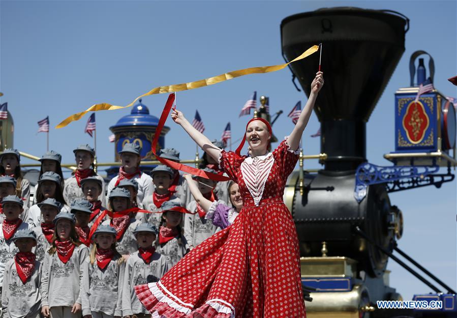 U.S.-SALT LAKE CITY-TRANSCONTINENTAL RAILROAD-ANNIVERSARY