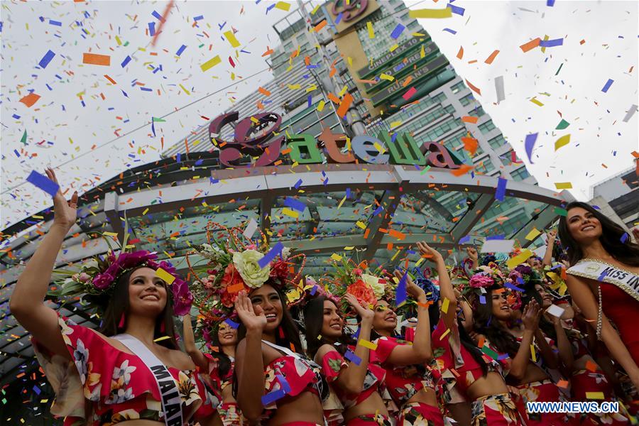 PHILIPPINES-QUEZON CITY-BEAUTY CONTEST-PARADE