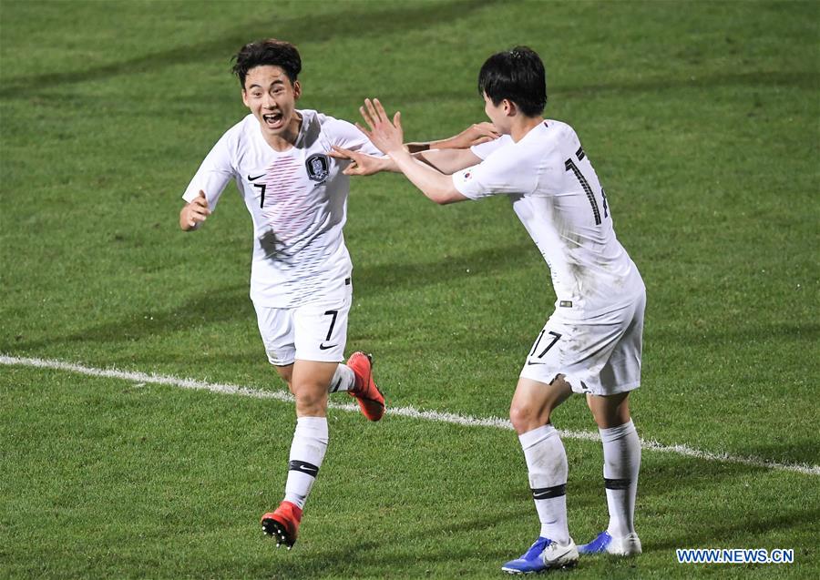 (SP)CHINA-CHENGDU-FOOTBALL-PANDA CUP INTERNATIONAL YOUTH TOURNAMENT-CHN U18 VS KOR U18 (CN)