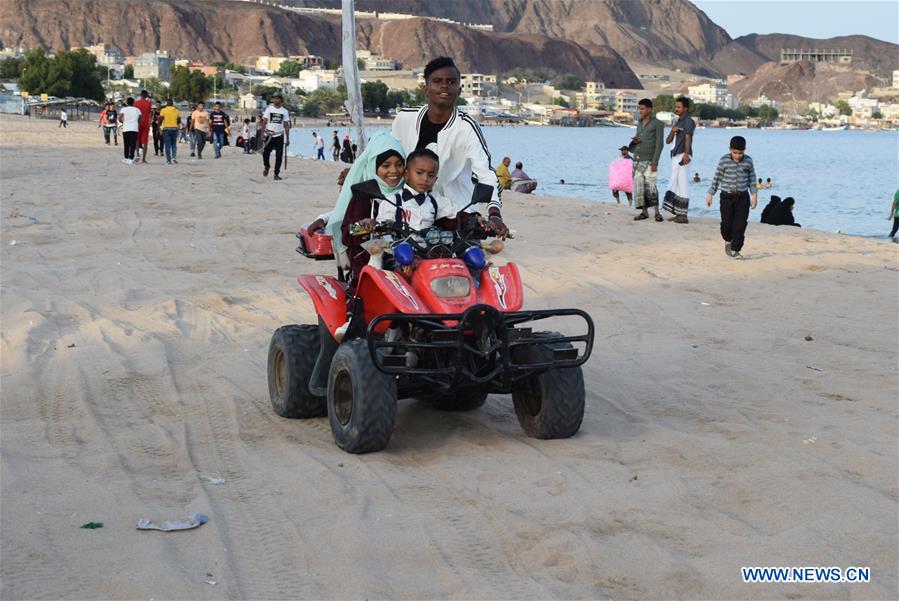 YEMEN-ADEN-EID AL-FITR-CELEBRATION