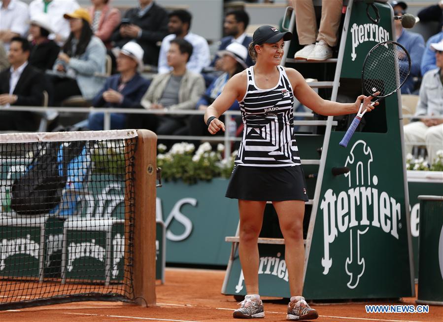 (SP) FRANCE-PARIS-TENNIS-ROLAND GARROS-WOMEN'S SINGLES FINAL