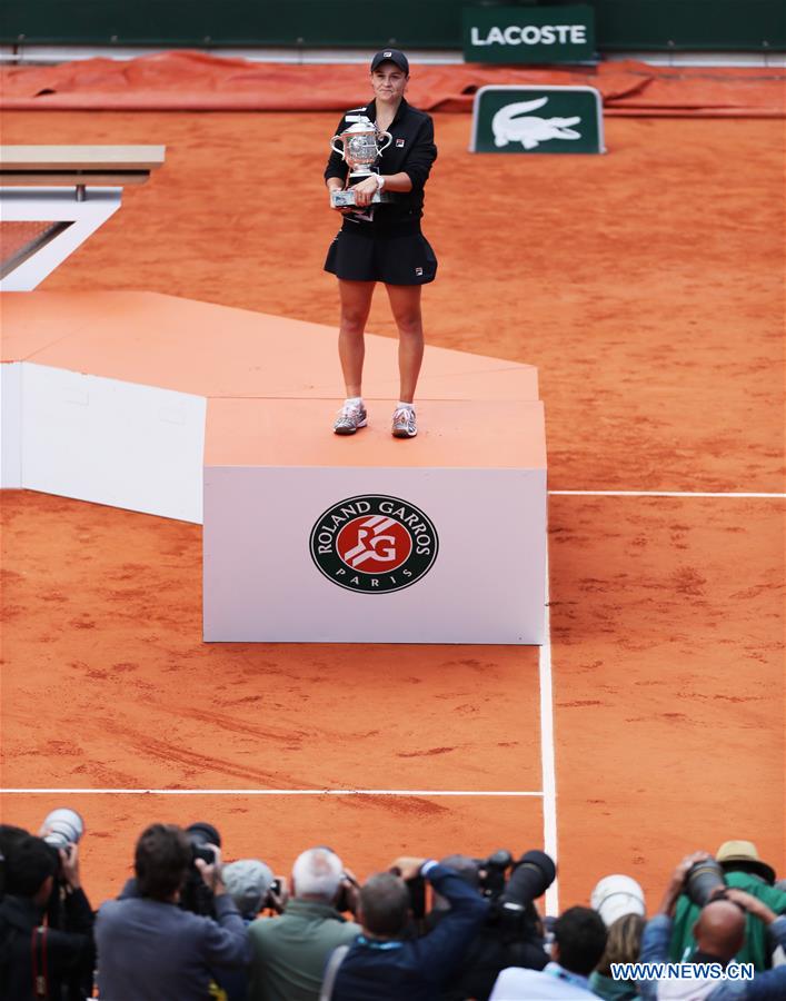 (SP)FRANCE-PARIS-TENNIS-ROLAND GARROS-WOMEN'S SINGLES FINAL