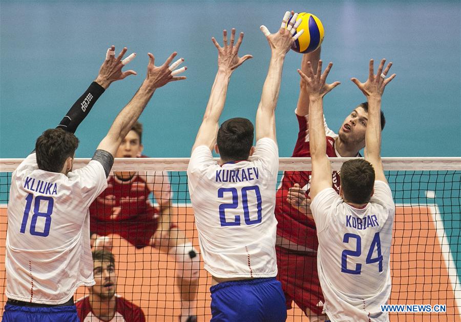 (SP)IRAN-URMIA-FIVB VOLLEYBALL LEAGUE-RUSSIA VS POLAND