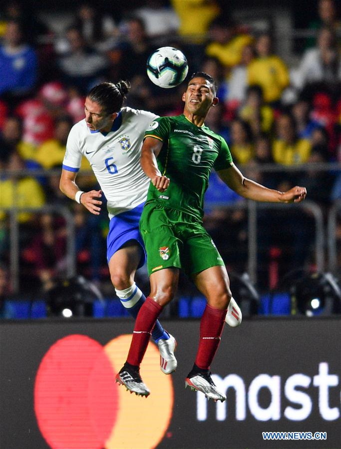 (SP)BRAZIL-SAO PAULO-SOCCER-COPA AMERICA 2019-BRAZIL VS BOLIVIA