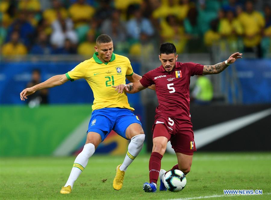 (SP)BRAZIL-SALVADOR-SOCCER-COPA AMERICA 2019-BRAZIL VS VENEZUELA