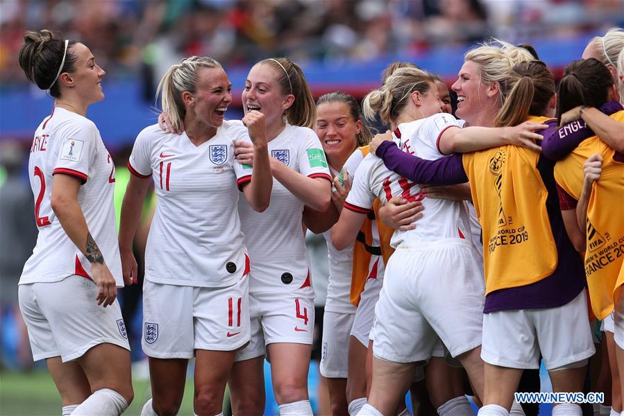 (SP)FRANCE-VALENCIENNES-2019 FIFA WOMEN'S WORLD CUP-ROUND OF 16-ENGLAND VS CAMEROON