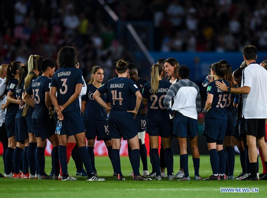 (SP)FRANCE-PARIS-FIFA WOMEN'S WORLD CUP-QUARTERFINAL-FRA VS USA