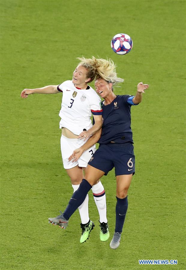 (SP)FRANCE-PARIS-FIFA WOMEN'S WORLD CUP-QUARTERFINAL-FRA VS USA