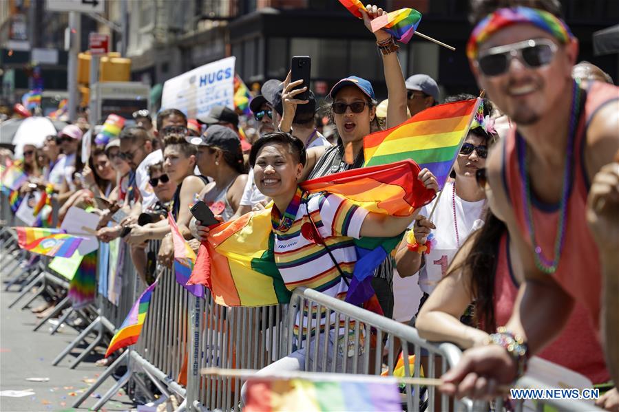 U.S.-NEW YORK-PRIDE PARADE