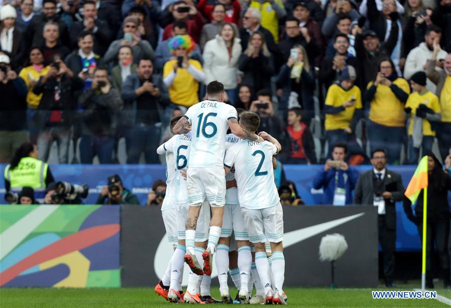 (SP)BRAZIL-SAO PAULO-FOOTBALL-COPA AMERICA 2019-ARGENTINA VS CHILE