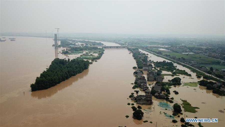 CHINA-HUNAN-XIANGTAN-FLOODS