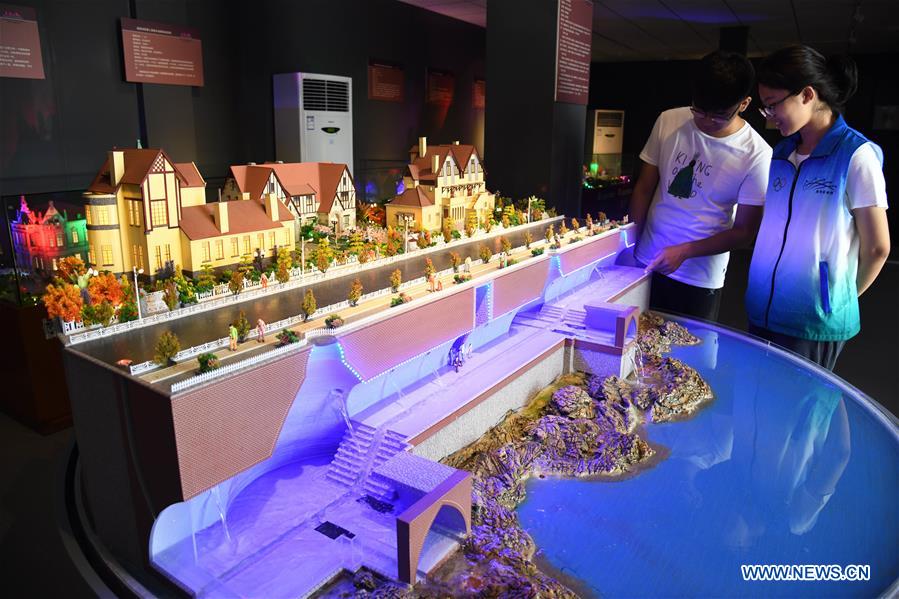 CHINA-SHANDONG-QINGDAO-ANCIENT BUILDINGS-MINI-MODELS-EXHIBITION (CN)