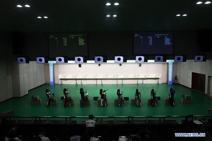 (SP)CHINA-TAIYUAN-2ND YOUTH GAMES-SHOOTING- WOMEN'S 10M AIR RIFLE(CN)