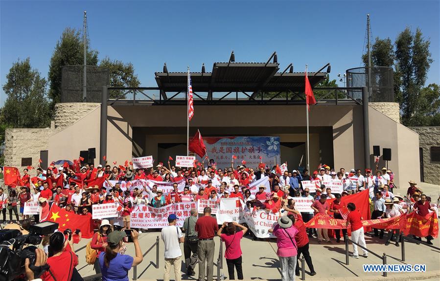 U.S.-CALIFORNIA-CHINESE-HONG KONG-RALLY