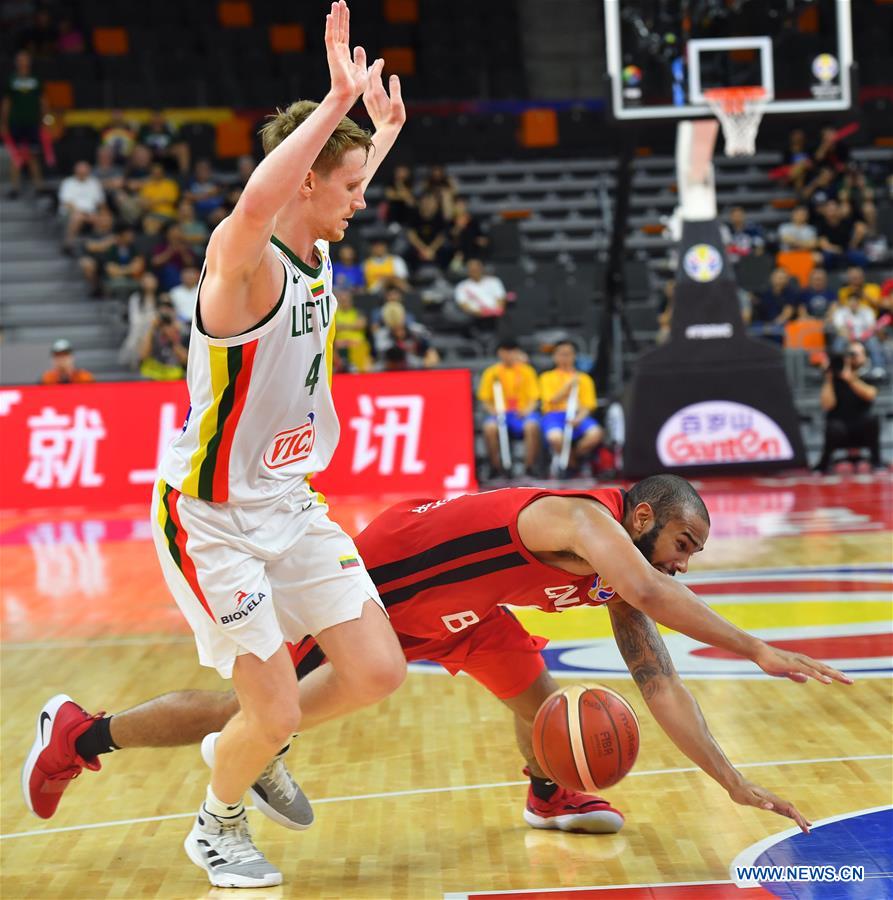 (SP)CHINA-DONGGUAN-BASKETBALL-FIBA WORLD CUP-GROUP H-LITHUANIA VS CANADA (CN)