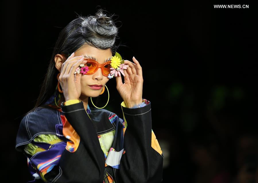 U.S.-NEW YORK-FASHION WEEK-CHINESE BRAND-LEAF XIA