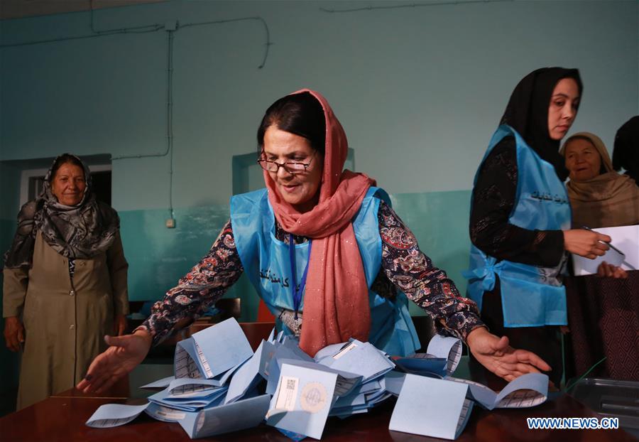 AFGHANISTAN-KABUL-PRESIDENTIAL ELECTION-TALLYING