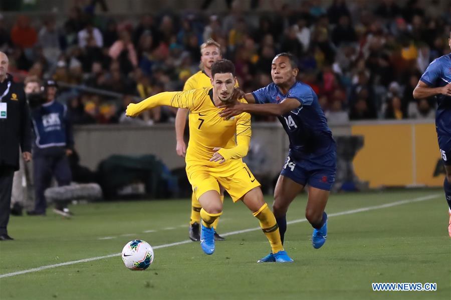 (SP)AUSTRALIA-CANBERRA-SOCCER-2022 FIFA WORLD CUP QUALIFIER-AUS VS NPL