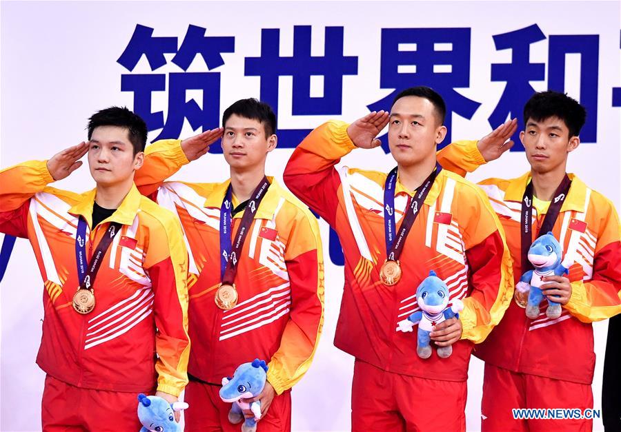 (SP)CHINA-WUHAN-7TH MILITARY WORLD GAMES-TABLE TENNIS