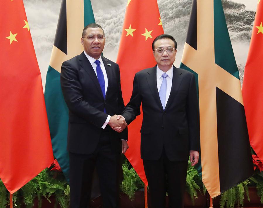 CHINA-BEIJING-LI KEQIANG-JAMAICAN PM-TALKS (CN)