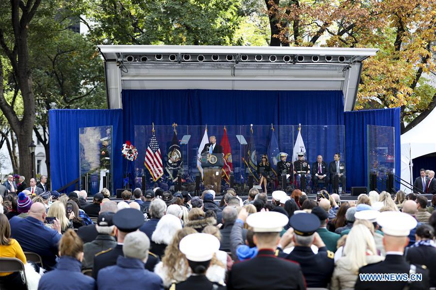 U.S.-NEW YORK-DONALD TRUMP-VETERANS DAY