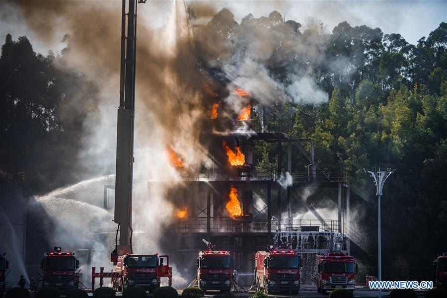 CHINA-YUNNAN-KUNMING-FIRE DRILL (CN)