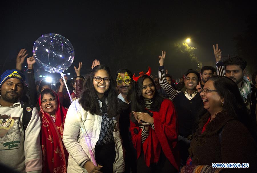 INDIA-NEW DELHI-NEW YEAR-CELEBRATION