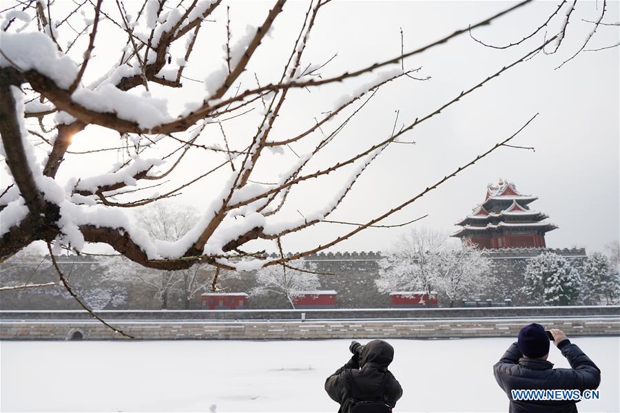 CHINA-BEIJING-SNOW SCENERY (CN)