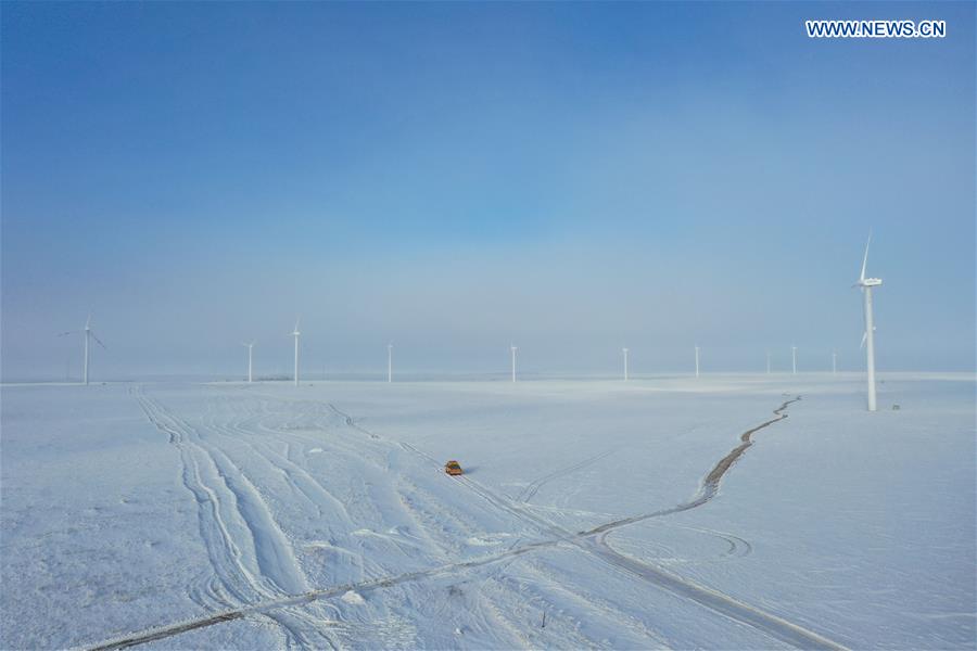 CHINA-INNER MONGOLIA-XILINHOT-GRASSLAND-WINTER SCENERY (CN)