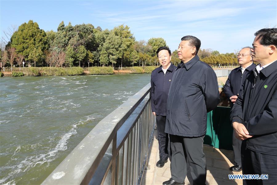 CHINA-YUNNAN-KUNMING-XI JINPING-DIANCHI LAKE-INSPECTION (CN)