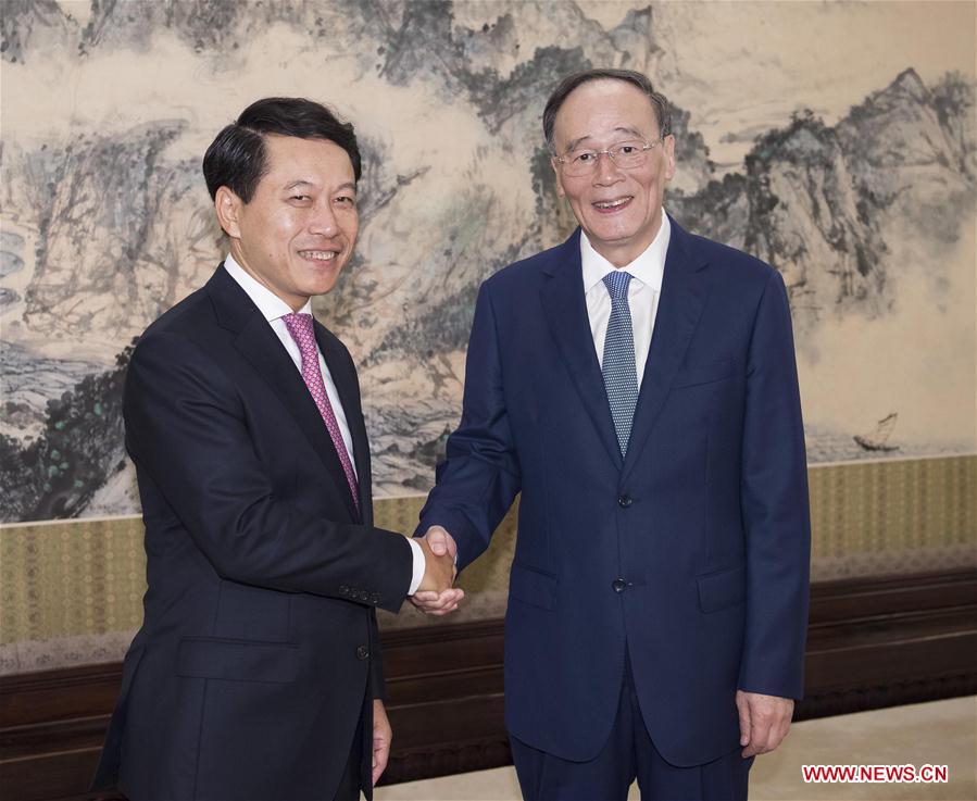 CHINA-BEIJING-WANG QISHAN-LAOS-MEETING (CN)