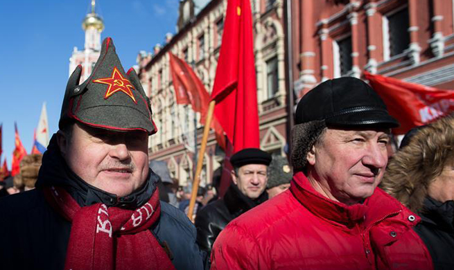 Parade marking Defender of Fatherland Day held in Moscow