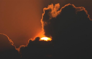 Sunset view in Kathmandu, Nepal