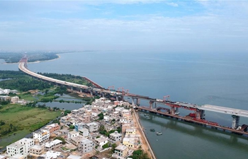 Puqian Bridge in Hainan scheduled for completion before 2019