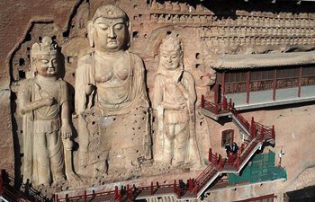 In pics: Maiji Mountain Grottoes in Tianshui, China's Gansu