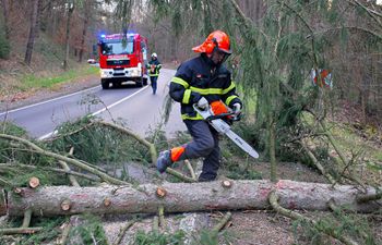 Storm Sabine hits Germany