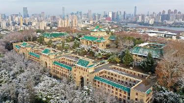 武汉大学雪后如画